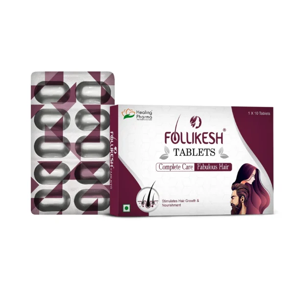 Follikesh Biotin Hair Growth Supplements Capsule
