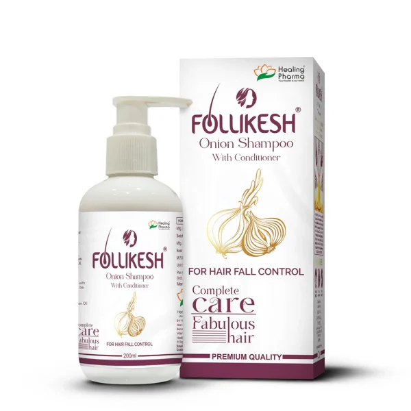 Follikesh Onion Hair Shampoo with Conditioner