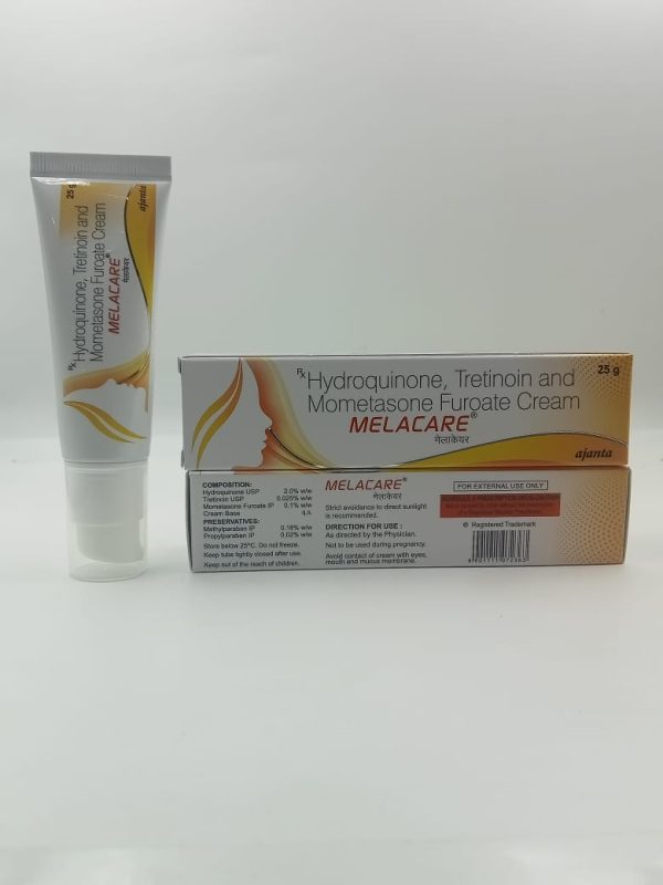 Melacare – Hydroquinone Tretinoin and mometasone furoate cream