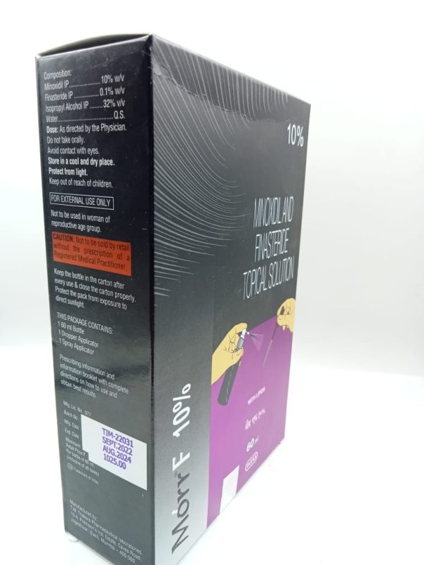 Morr F 10 % Minoxdil and finasteride Topical Soluction