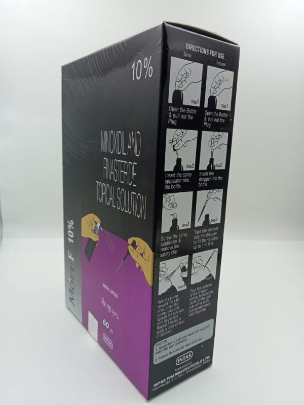 Morr F 10 % Minoxdil and finasteride Topical Soluction
