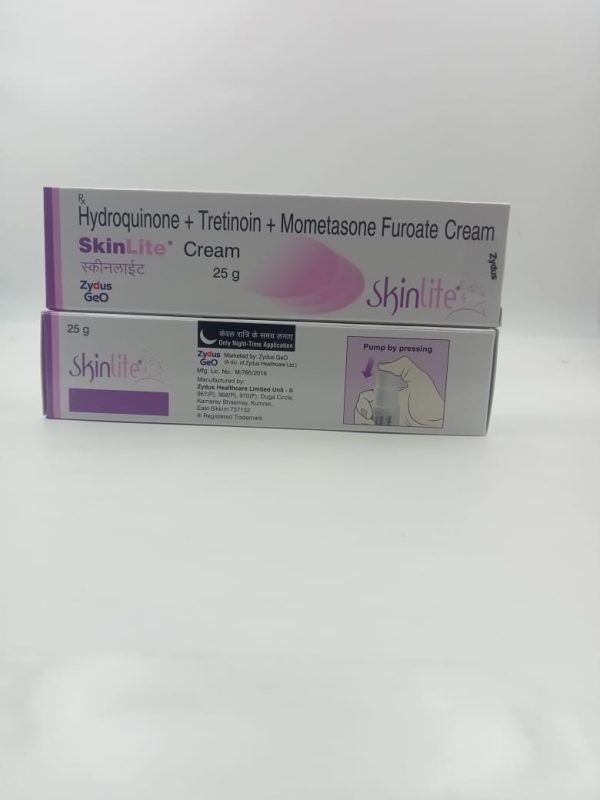 Skinlite cream – Hydroquinone + Tretinoin +  Mometasone furoate cream