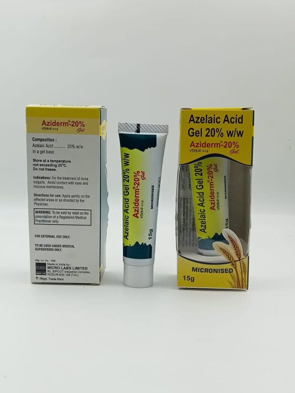 Aziderm 20  gel  Azelaic acid