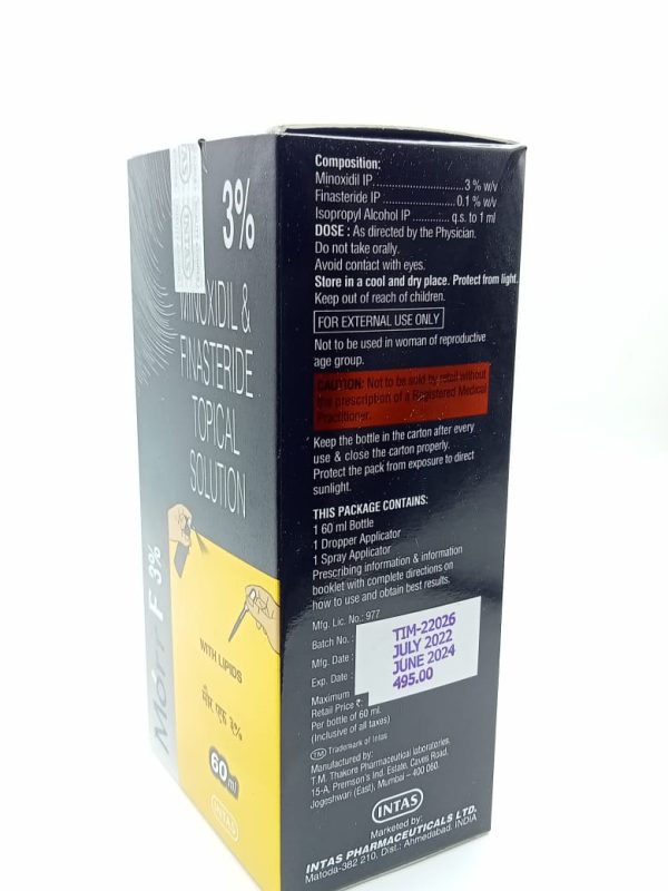 Morr f 3 % – minoxidil and finasteride lipid soluction for topical application