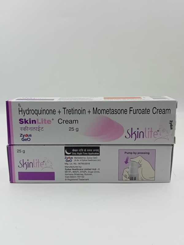 Skinlite cream – Hydroquinone + Tretinoin +  Mometasone furoate cream